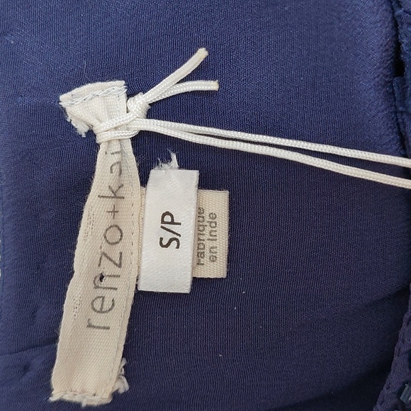 New Renzo + kai botton up beaded silk  tank - Picture 9 of 14